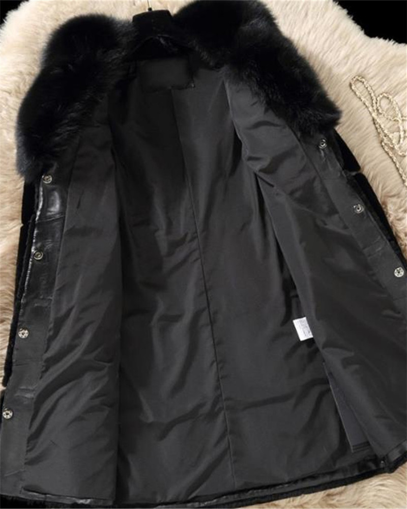 Fashion Mid Long Artificial Fur Coat4