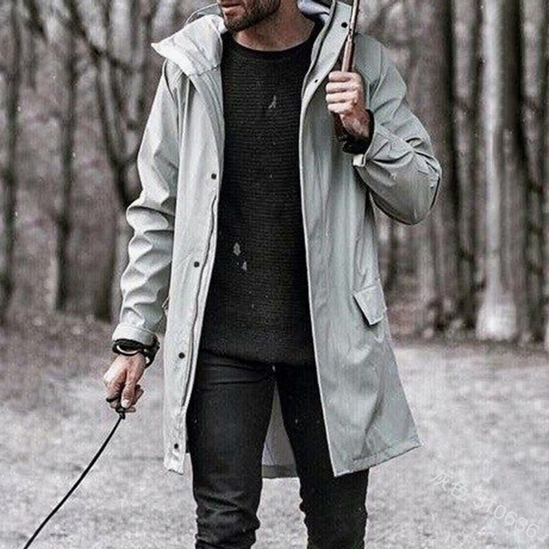 Lapel Plain Casual Coat